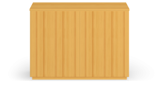 Sideboard from alder